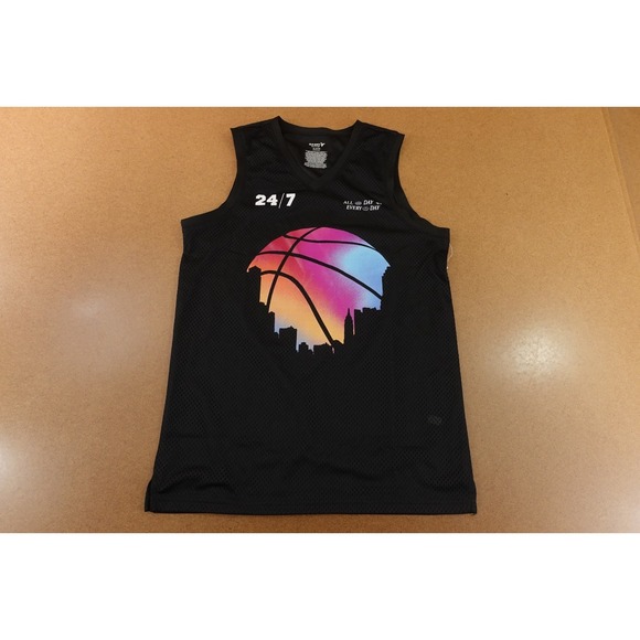Old Navy Other - Old Navy Boys X-Large Black Mesh V-Neck Graphic Breathable Basketball Tank Top